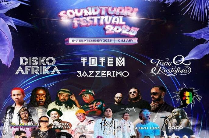 Festival Musik di Tengah Alam Soundtuari 2025 Hadir di Gili Air